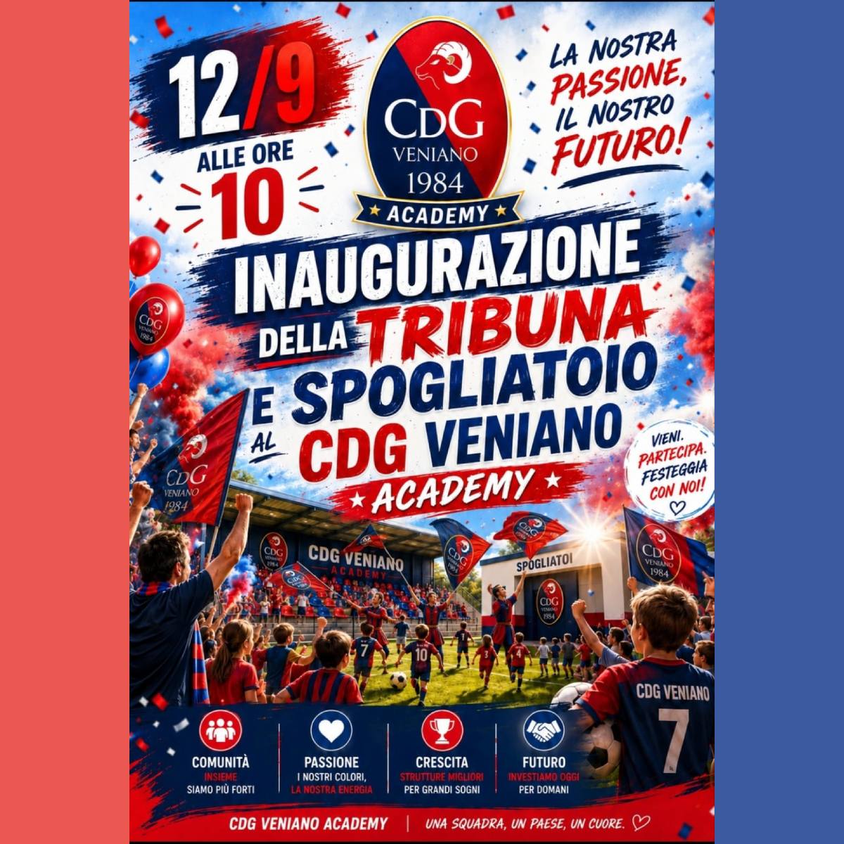 Nuova tribuna e nuovi spogliatoi
